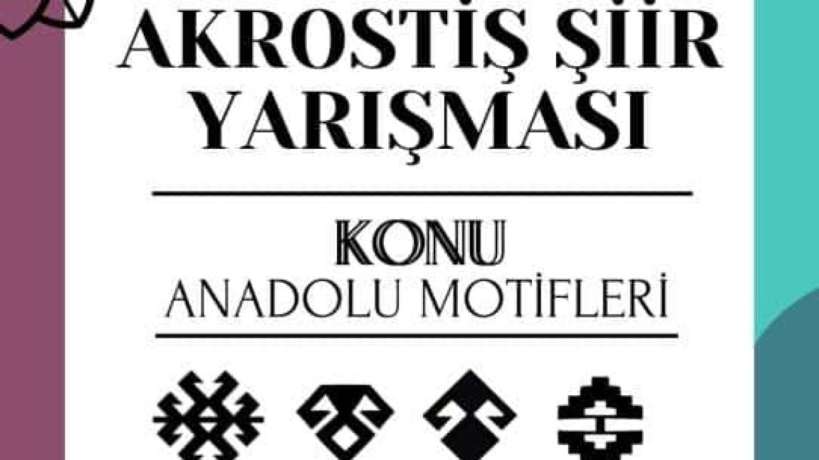 Anadolu motifleri konulu akrostiş şiir yarışması ödülleri takdim edildi